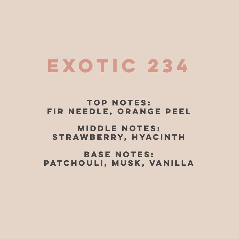 Exotic 234 (100hrs Burn)