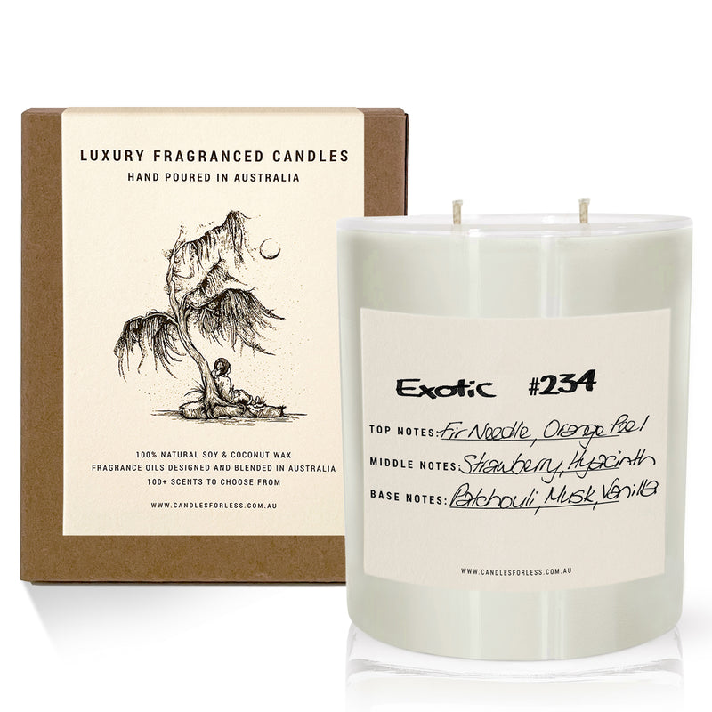 Candles For Less Fragranced Soy Wax Candle Exotic 234 (XL-100hrs)