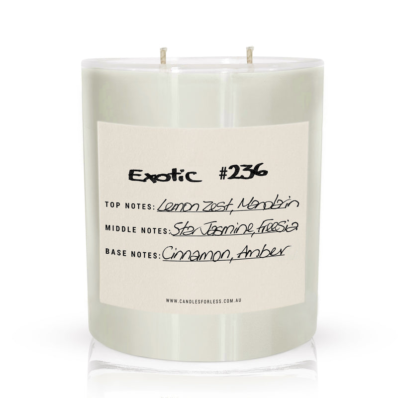 Candles For Less Fragranced Soy Wax Candle Exotic 236 (XL-100hrs)