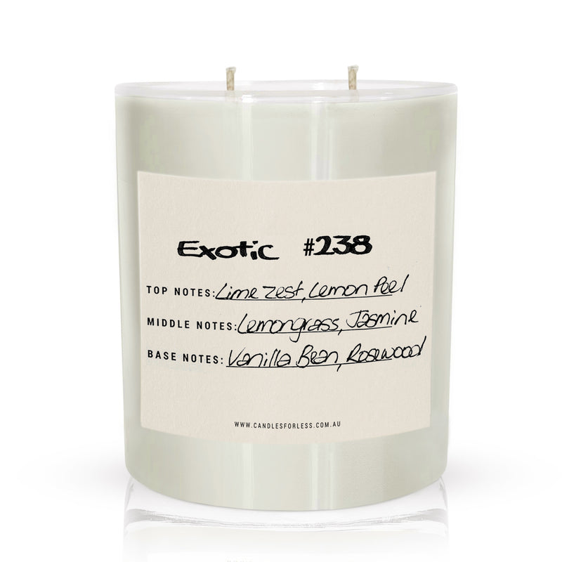 Candles For Less Fragranced Soy Wax Candle Exotic 238 (XL-100hrs)