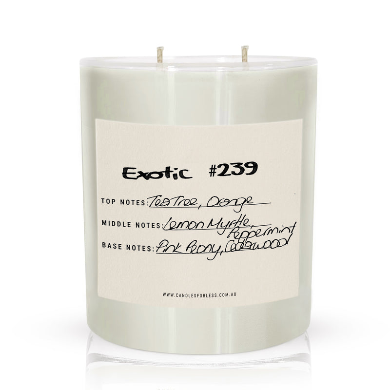 Candles For Less Fragranced Soy Wax Candle Exotic 239 (XL-100hrs)