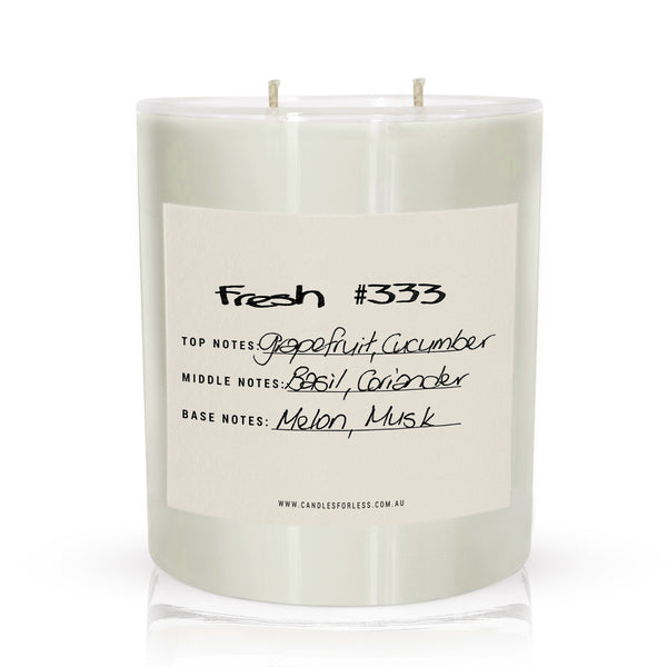 Candles For Less Fragranced Soy Wax Candle Fresh 333 (XL-100hrs)