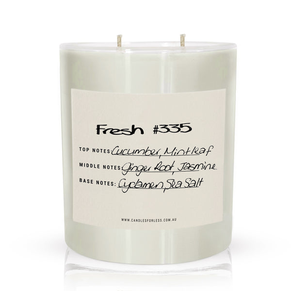 Candles For Less Fragranced Soy Wax Candle Fresh 335 (XL-100hrs)
