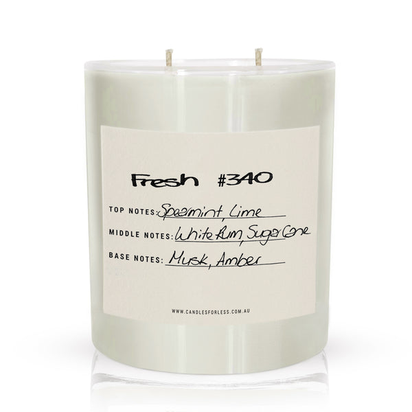 Candles For Less Fragranced Soy Wax Candle Fresh 340 (XL-100hrs)