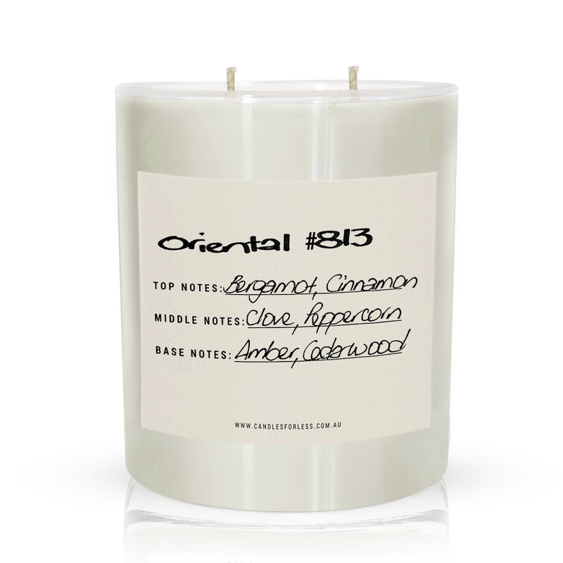 Candles For Less Fragranced Soy Wax Candle Oriental 813 (XL-100hrs)