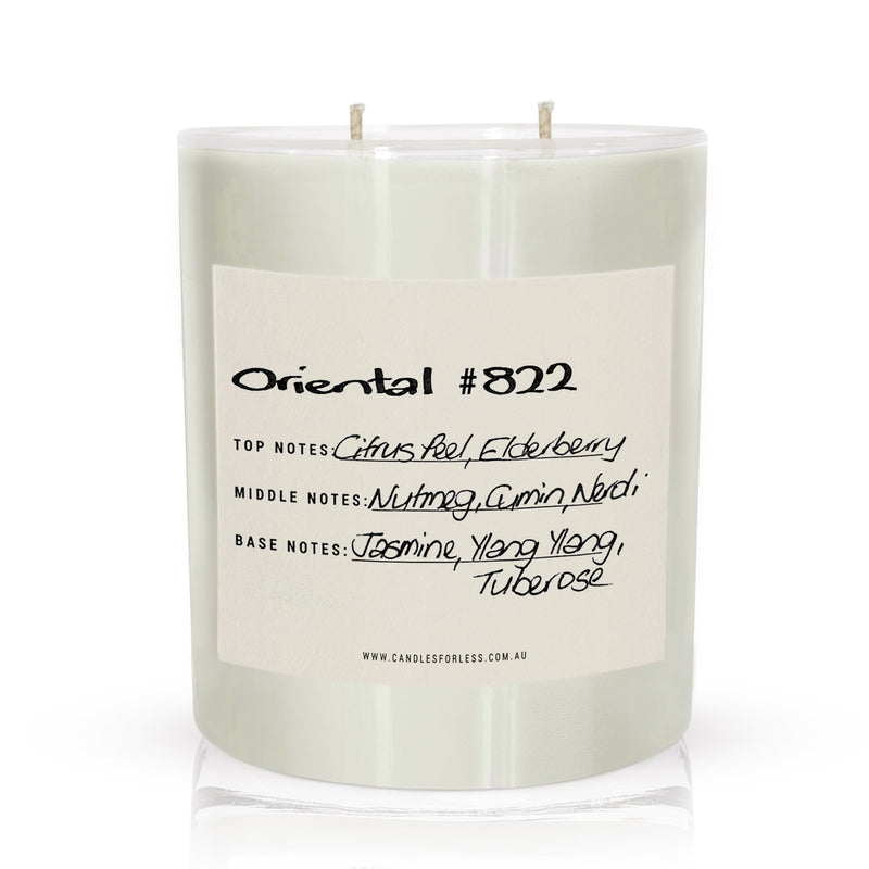 Candles For Less Fragranced Soy Wax Candle Oriental 822 (XL-100hrs)