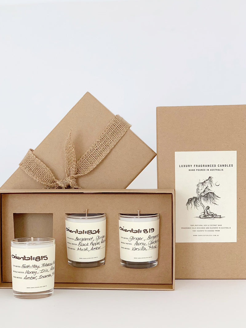 Candles For Less Fragranced Candles - Oriental Discovery Gift Set-60hrs