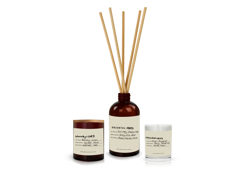 Candles For Less Fragranced Candles & Diffuser - Oriental Value Bundle