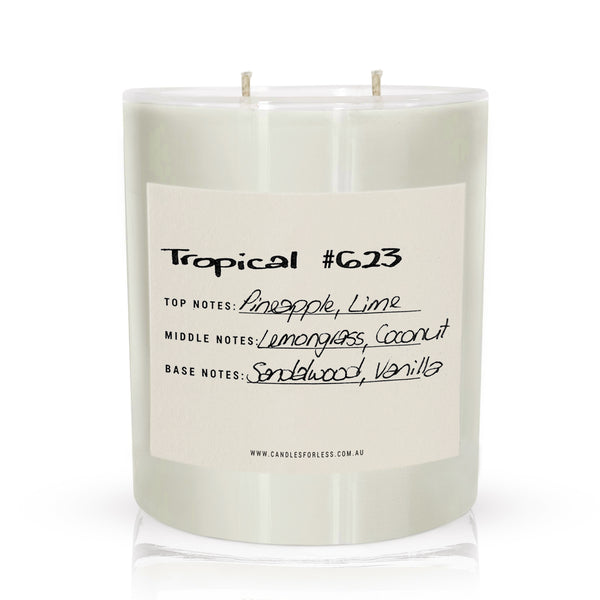 Candles For Less Fragranced Soy Wax Candle Tropical 623 (XL-100hrs)