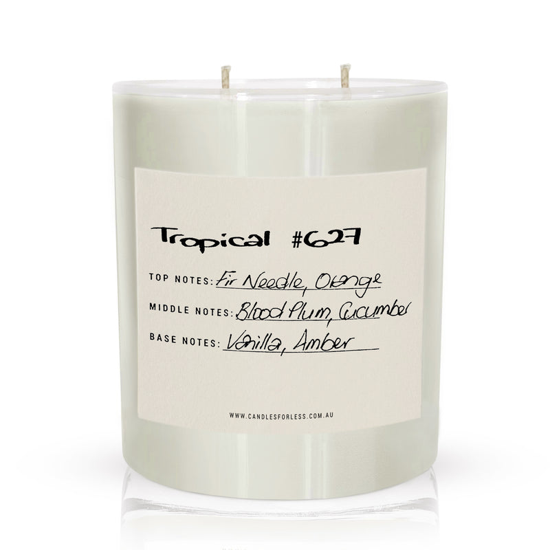 Candles For Less Fragranced Soy Wax Candle Tropical 627 (XL-100hrs)