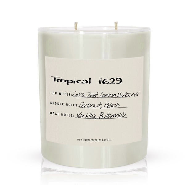 Candles For Less Fragranced Soy Wax Candle Tropical 629 (XL-100hrs)