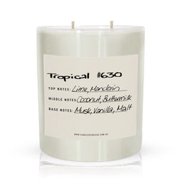 Candles For Less Fragranced Soy Wax Candle Tropical 630 (XL-100hrs)