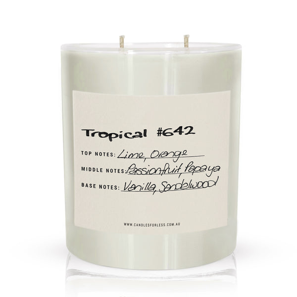 Candles For Less Fragranced Soy Wax Candle Tropical 642 (XL-100hrs)