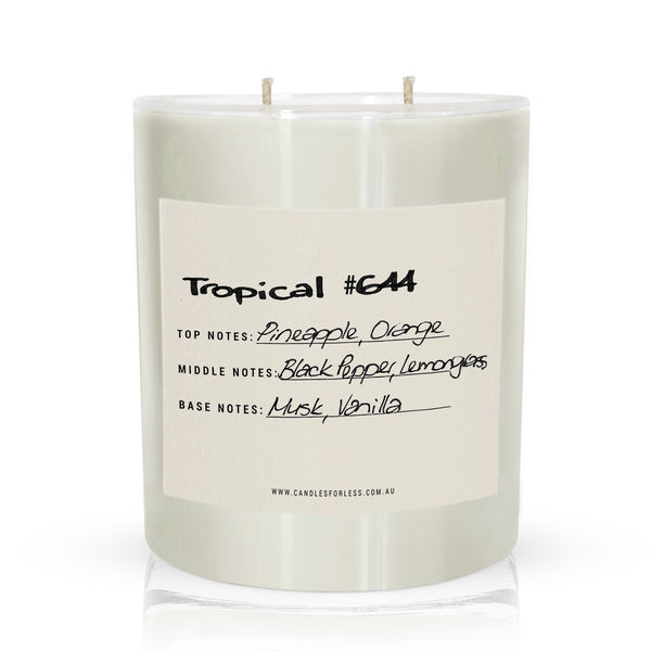 Candles For Less Fragranced Soy Wax Candle Tropical 644 (XL-100hrs)