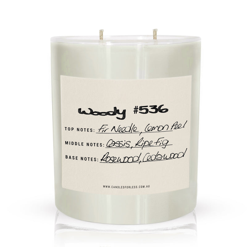 Candles For Less Fragranced Soy Wax Candle Woody 536 (XL-100hrs)
