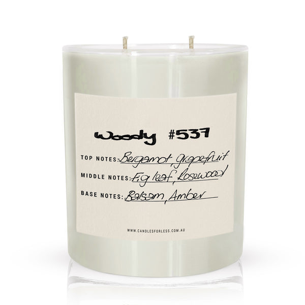 Candles For Less Fragranced Soy Wax Candle Woody 537 (XL-100hrs)