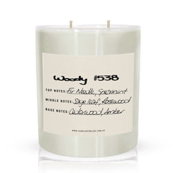 Candles For Less Fragranced Soy Wax Candle Woody 538 (XL-100hrs)