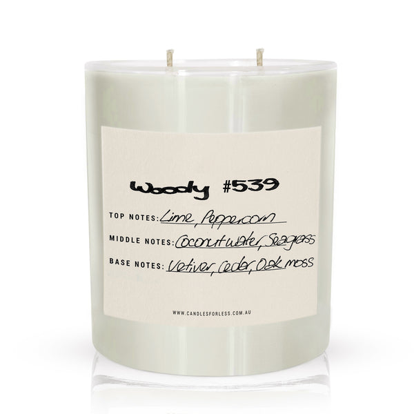 Candles For Less Fragranced Soy Wax Candle Woody 539 (XL-100hrs)