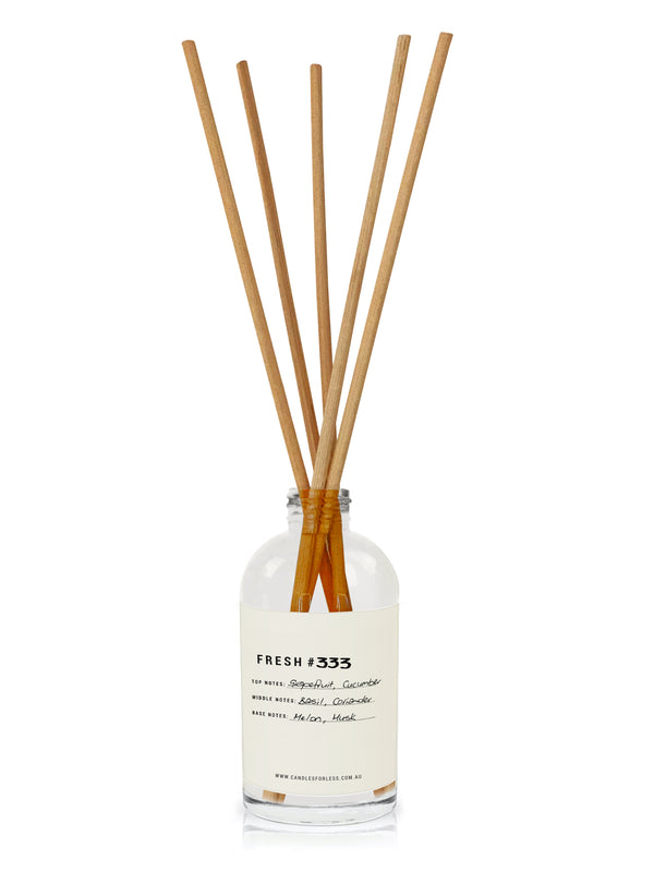 Candles For Less Fragranced Fresh Reed Diffusers. Made in Australia.